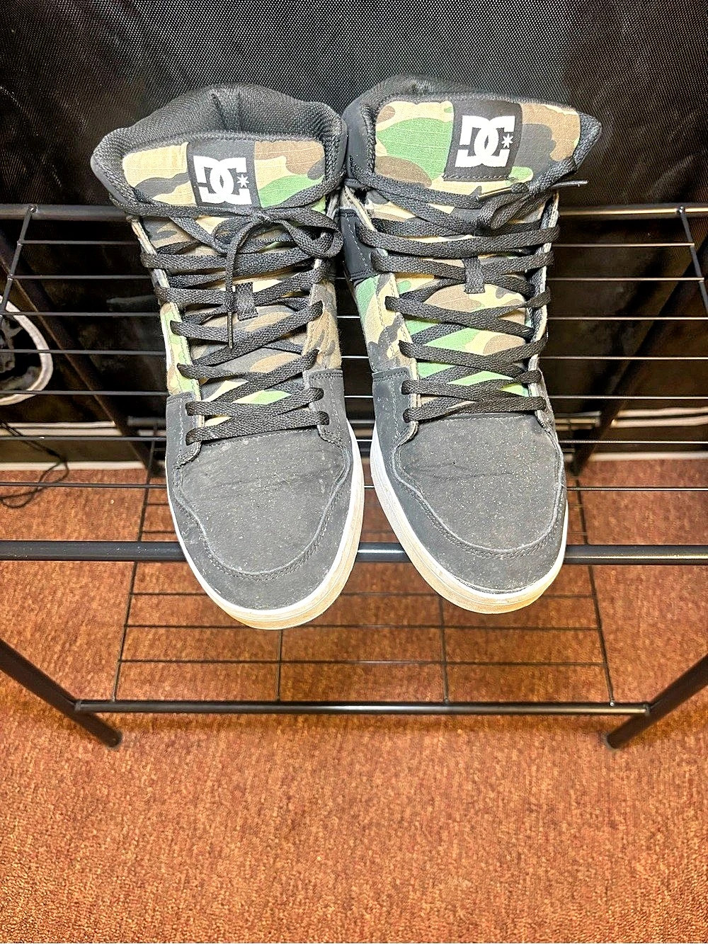DC Men's Camo High-Top Sneakers US 13